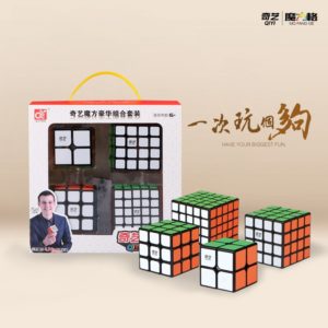 QiYi Sticker Cube 2 x 2, 3 x 3, 4 x 4, 5 x 5