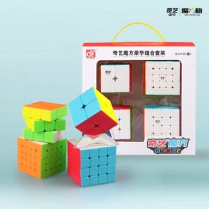 QiYi Stickerless Cube Bundle
